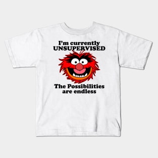 I'm Currently Unsupervised The Possibilities Are Endless Muppets Kids T-Shirt